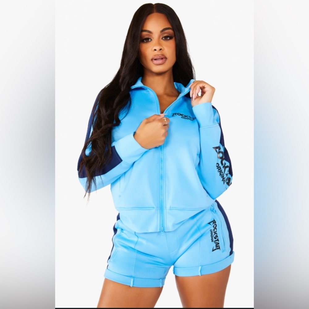 Rockstar Original Women's Light Blue Tracksuit Shorts